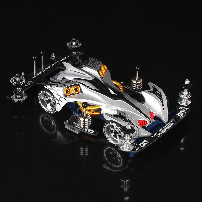 四驱兄弟四驱车魔鬼司令巨无霸蜘蛛王改装喷漆拼装赛车模型非田宫25