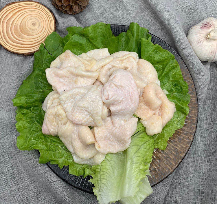 福茹洲 鲜冻生鸡皮 鸡腿皮 鸡肉皮生鲜鸡皮爆炒食材 2斤【图片 价格