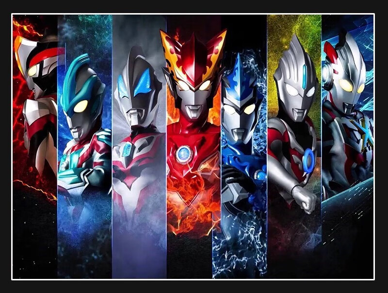 儿童玩具男孩2021年新款百变超人奥特曼十周年礼盒女孩10岁5岁6岁11个