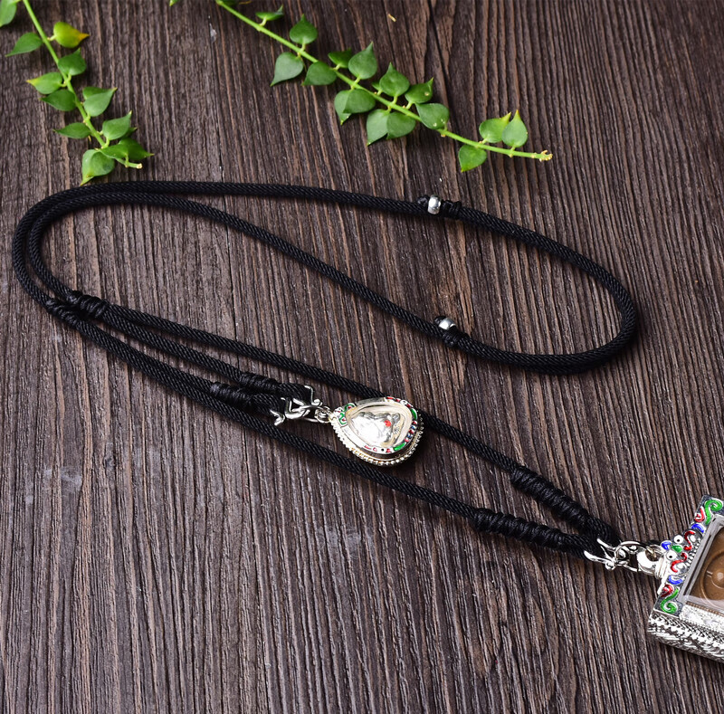 博皓定制泰国佛牌链子双挂吊坠绳精编男女多挂三挂四挂佛牌挂绳可调节