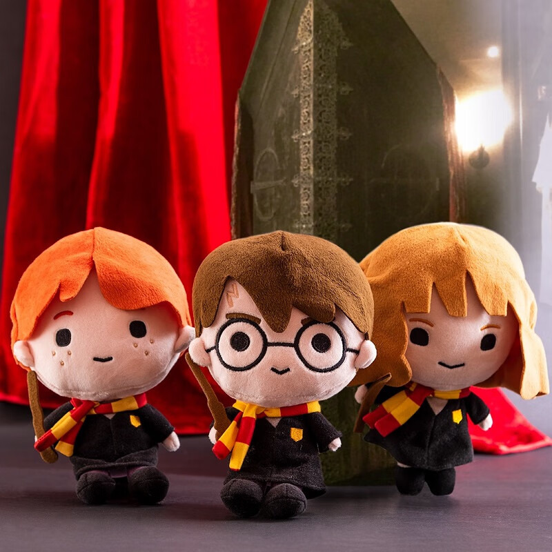 哈利波特毛绒公仔哈利波特周边毛绒公仔赫敏罗恩海德薇玩偶娃娃玩具