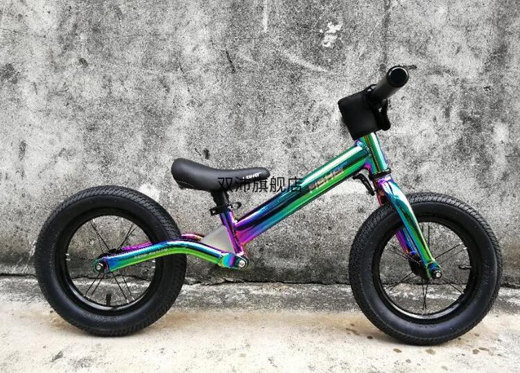 飞鱼儿童平衡车改装级减震滑行滑步车小孩自行车fisherfisher竞速变色