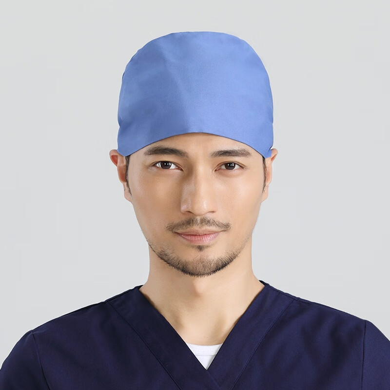 护士帽印花护士可爱口腔医生纯棉手术室帽子医师厨房防油烟帽通用