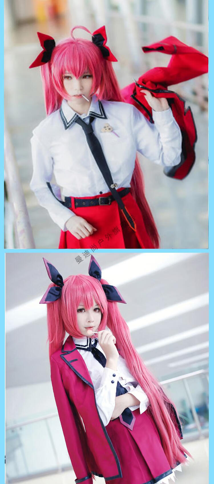 大作战五河琴里cos服校服日cosplay服装女全套现货cosply只买假发发网