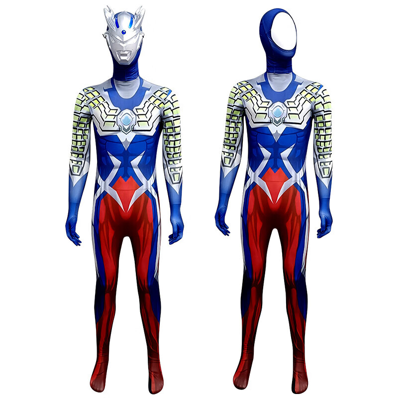 大人奥特曼衣服成人套装服装过年新年迪迦赛罗紧身衣套装cos服5d树脂