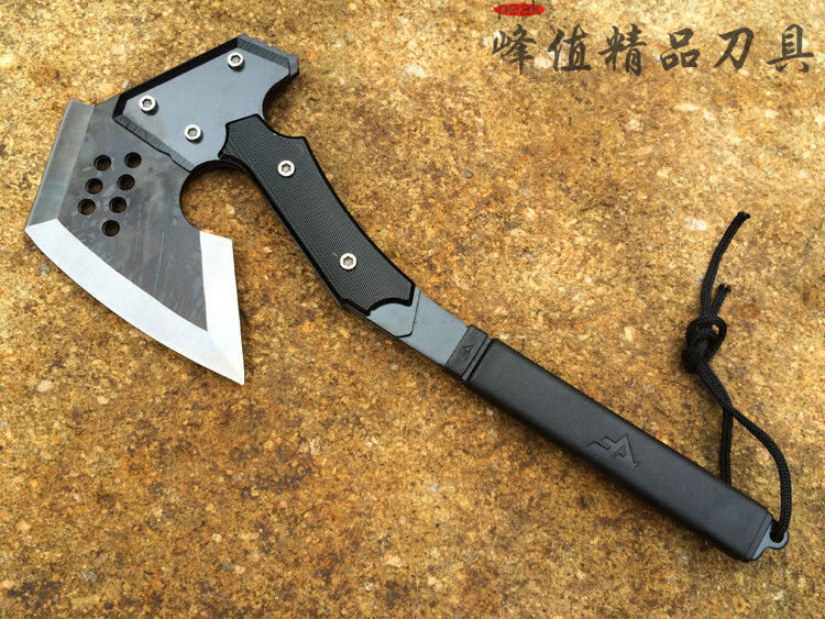 穿越火线cf玫瑰手斧斧头真斧子野营斧工兵斧斧户外斧柒悦栖 二代无印