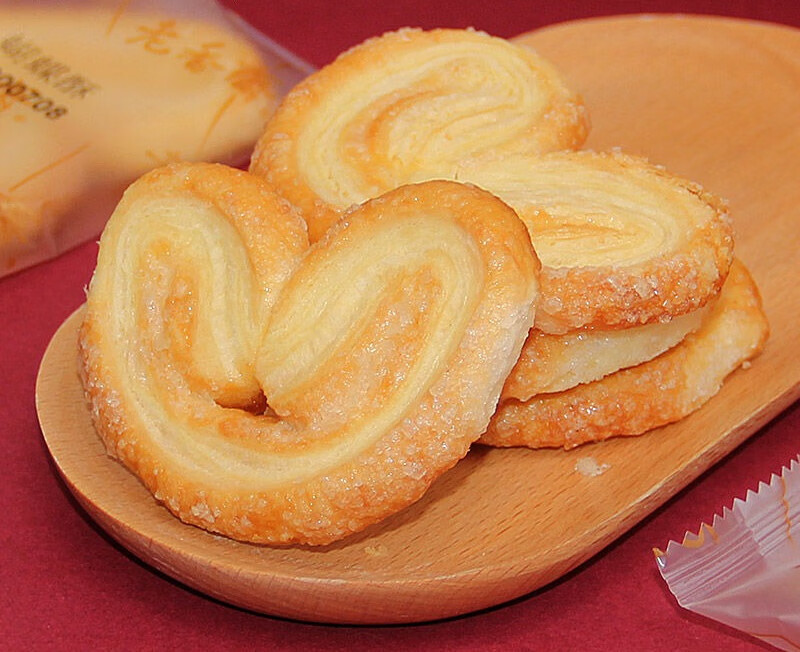 上海国际饭店蝴蝶酥礼盒装老香斋蝴蝶酥礼盒健康零食小吃网红休闲美食