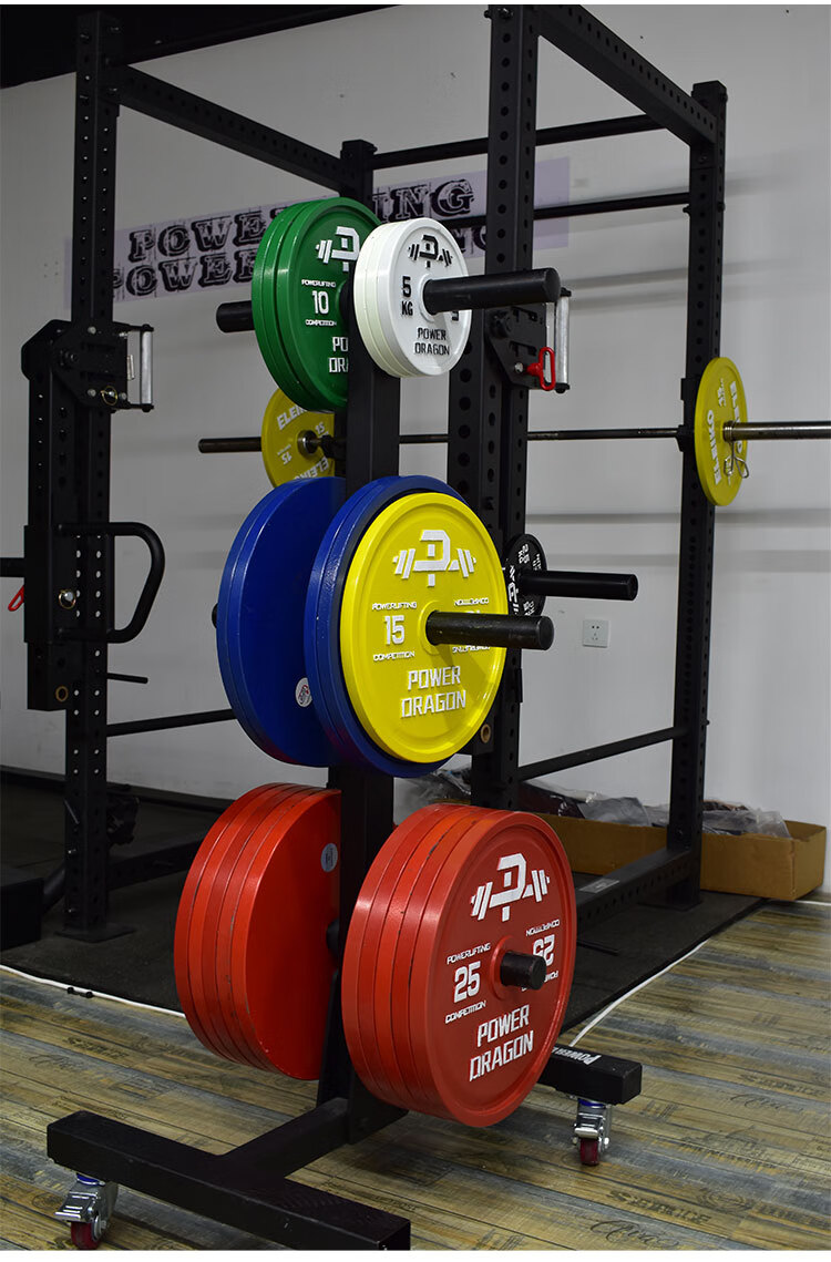 杠铃片 p赛级力量举杠铃片健身训练商用配重片举重器材彩色大薄奥片