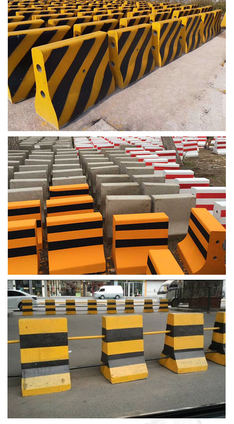 水泥隔离墩水泥墩混凝土底座马路交通石马围挡防撞施工停车场小区物业