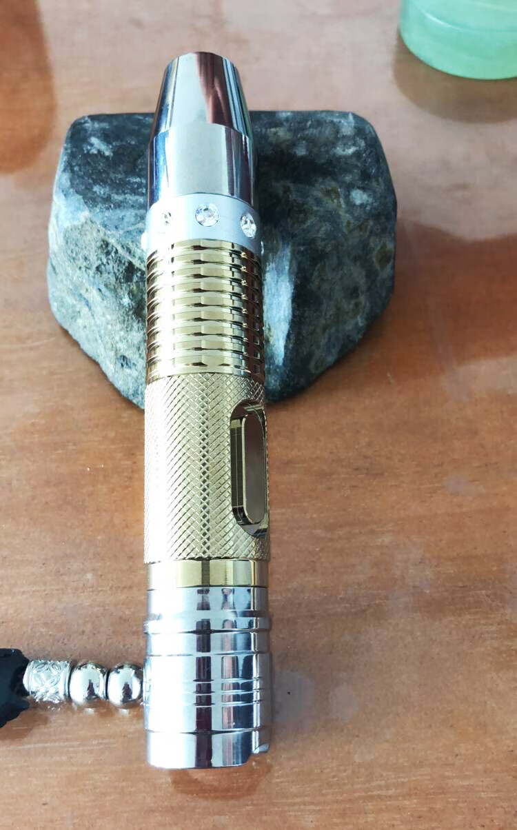 玉石手电筒强光专用可充电鉴定鉴别珠宝翡翠看石头黄白 白光手电配1个