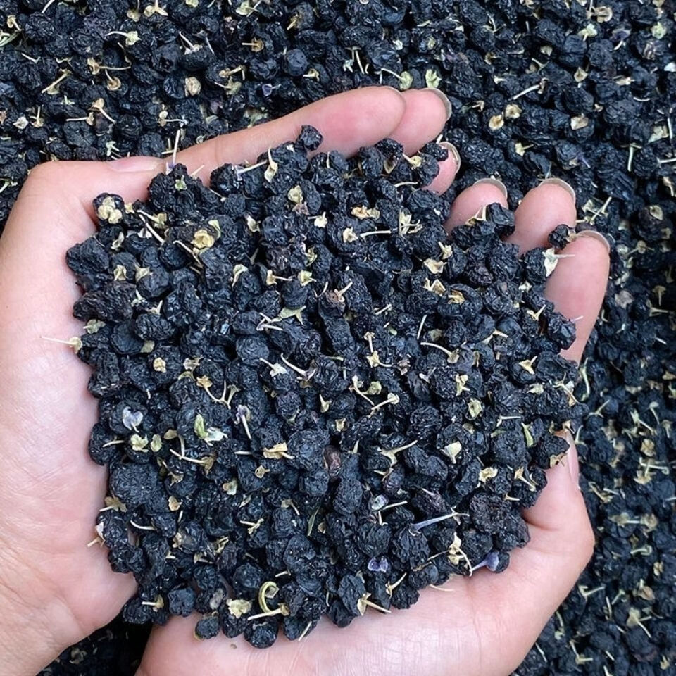 黑枸杞青海诺木洪黑枸杞非免洗天然野生特级宁夏红枸杞50 黑枸杞250克