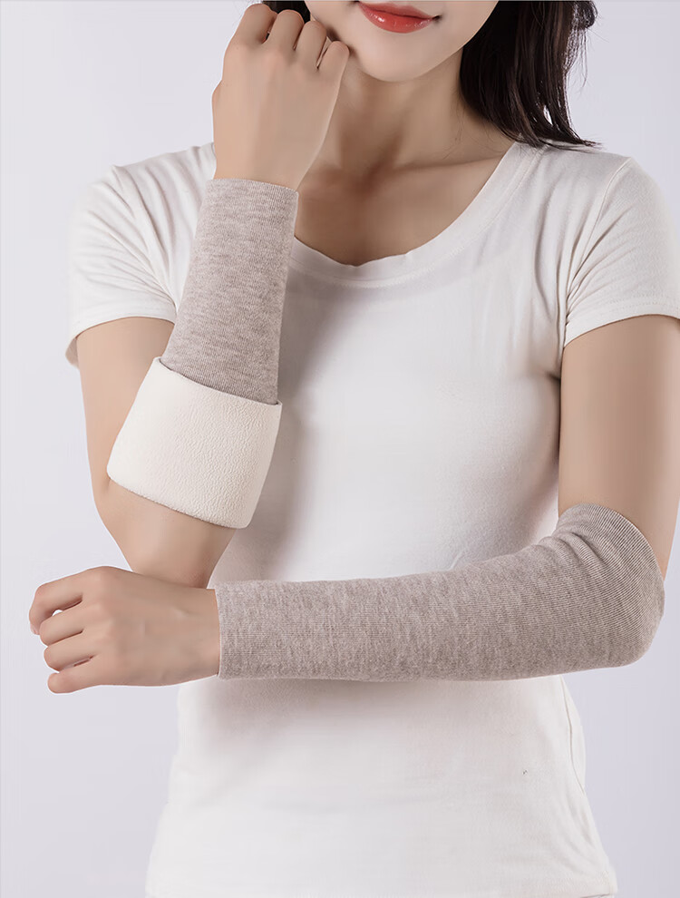护肘女保暖冬季加绒加厚加长护臂护腕关节防寒手腕胳膊手肘保护套的