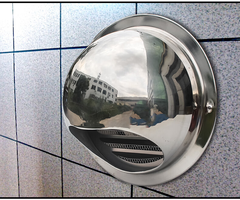 卫生间排气管防鸟罩不锈钢穿墙风帽浴霸排气口油烟机外墙出风口安装