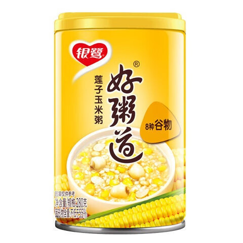 银鹭八宝粥好粥道280g12罐6罐黑米红豆燕麦紫薯玉米整箱速食粥黑米粥