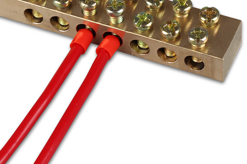 1218接地铜排双排地线排810孔零线排大功率配电箱机房接地端子1218零