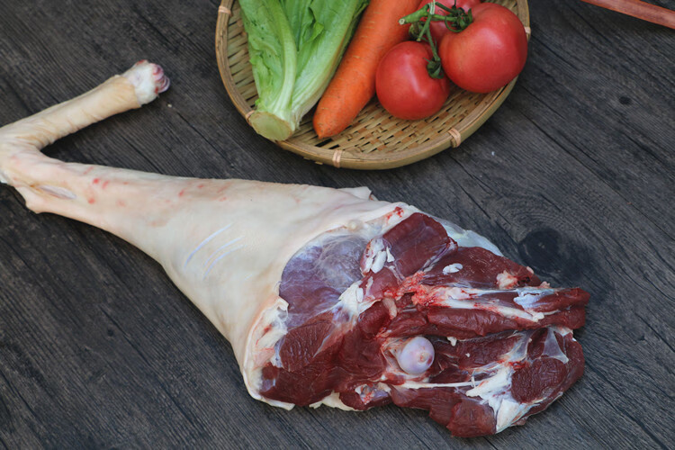 带皮羊腿6斤包装3000g羊后腿羊前腿农家散养山羊腿肉新鲜羊肉腾旺纳跃