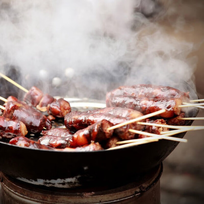 绍兴特产古镇 /香肠传统工艺制作 酱腊肠安昌腊肠礼盒 4斤酱香肠礼盒