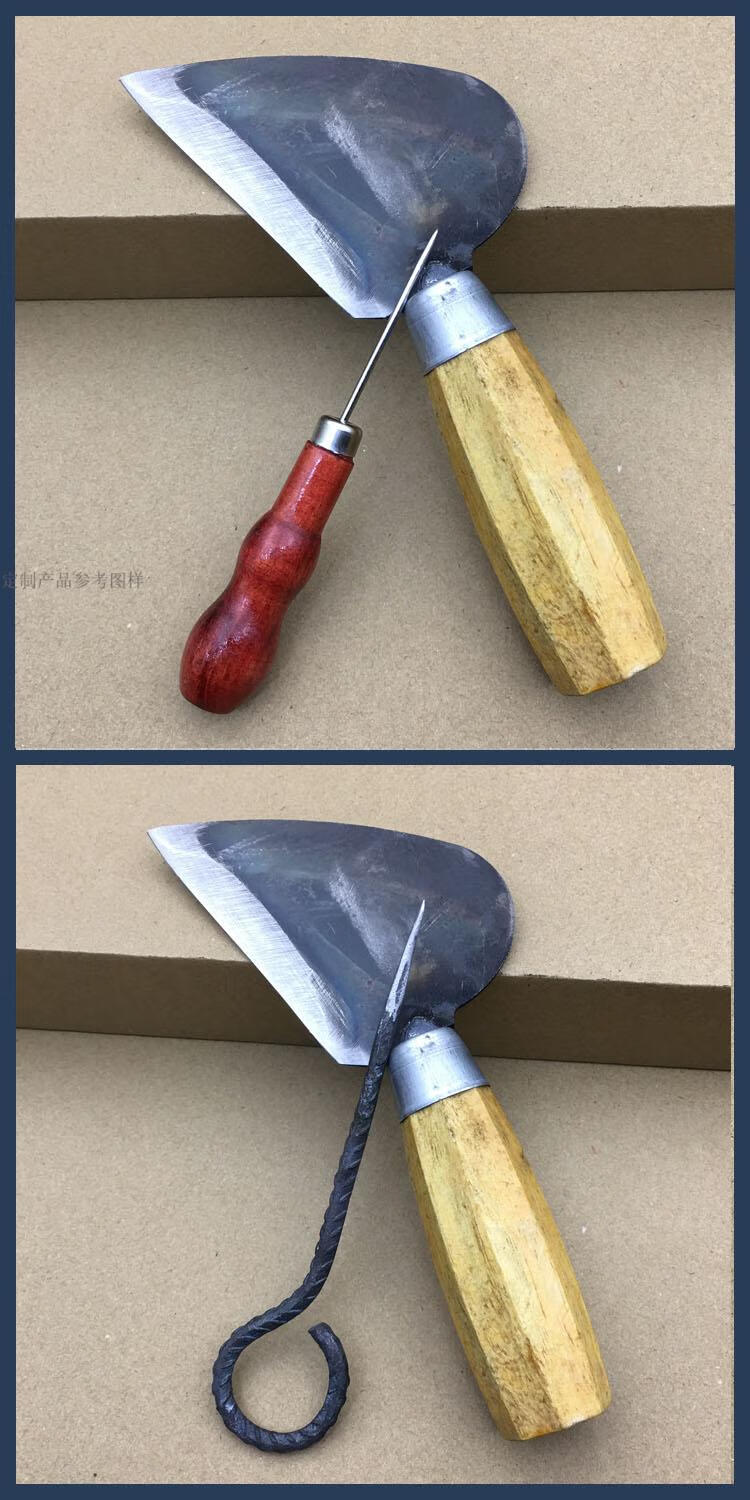 手工锻打鳝鱼刀杀剖黄鳝刀工具破鱼鳝鱼鲫鱼刀杀泥鳅刀专用黑色60以上