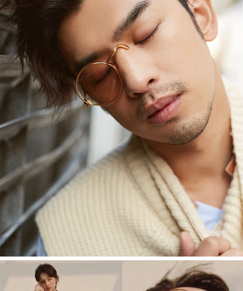 单片眼镜阿蒙怪盗基德单边眼镜二次元单片顾昀ita复古个性cos英式侦探