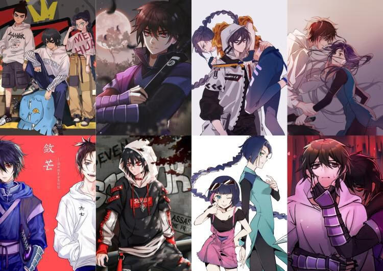 刺客伍六七周边 刺客伍六七动漫卡贴防水海报明信片照片壁画周边订做