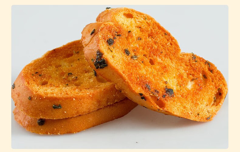 奶香片烤面包干手工法棍面包干酥脆蒜香奶香多种口味零食休闲食品