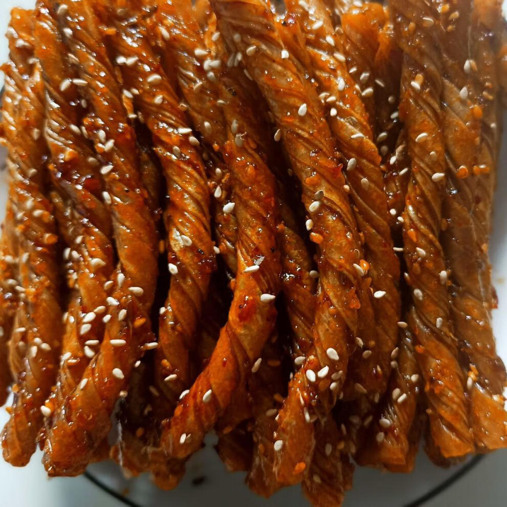 纯手工黑辣条黑豆肠辣棍手工辣片网红黑辣条怀旧8090麻辣棍 黑辣条3包