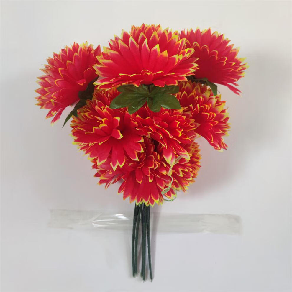 清明节扫墓假花祭祀仿真塑料思亲菊祭祀用品清明假花批发清明节祭祀