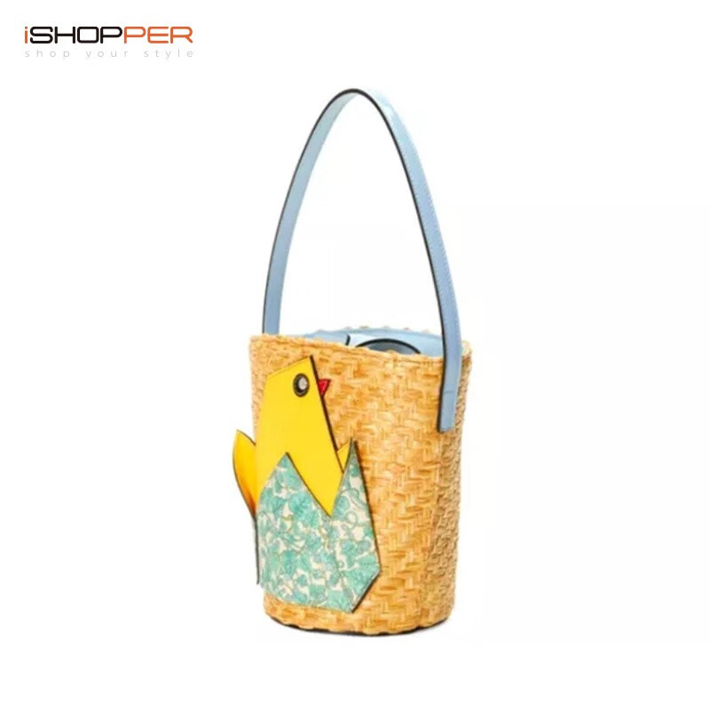 gucci古驰女包小鸡造型草编包帆布配皮手提包双gg水桶包 huhcn 8980