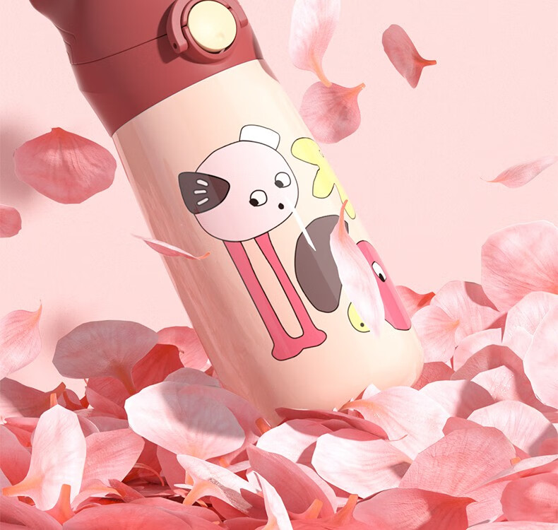 象印(zo jirushi)儿童保温控温杯同款男女孩卡通喝水杯女上学专用小