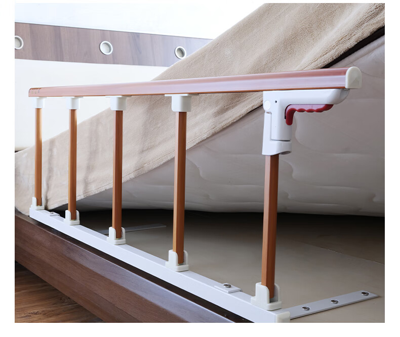 床边扶手助力架起身家用老年人床上栏杆床头神器 三挡灰白【图片 价格