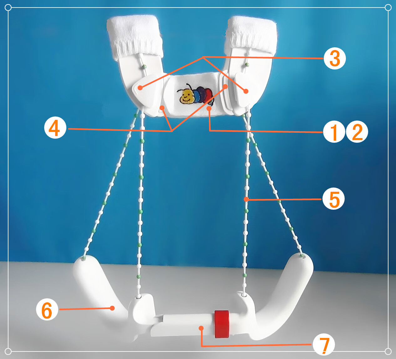 婴儿髋关节固定支具发育不良矫形器儿童蛙式外展支架宝宝髋护具 28l10