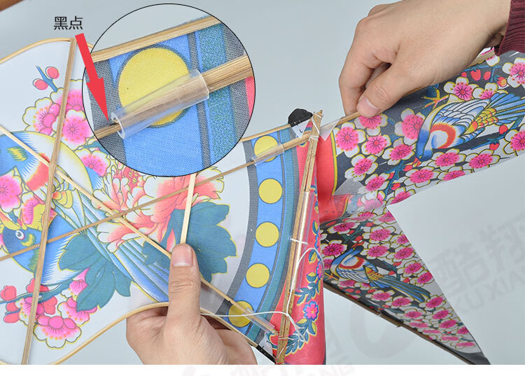 宫廷风筝潍坊正宗传统手工立体沙燕风筝竹条骨架可放飞纸鸢燕子风筝