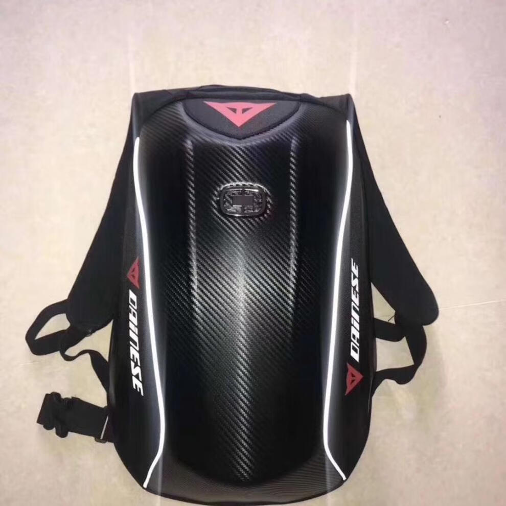 摩托车油箱包摩托车背包双肩骑士丹尼斯碳纤纹川崎骑行装备防水硬壳