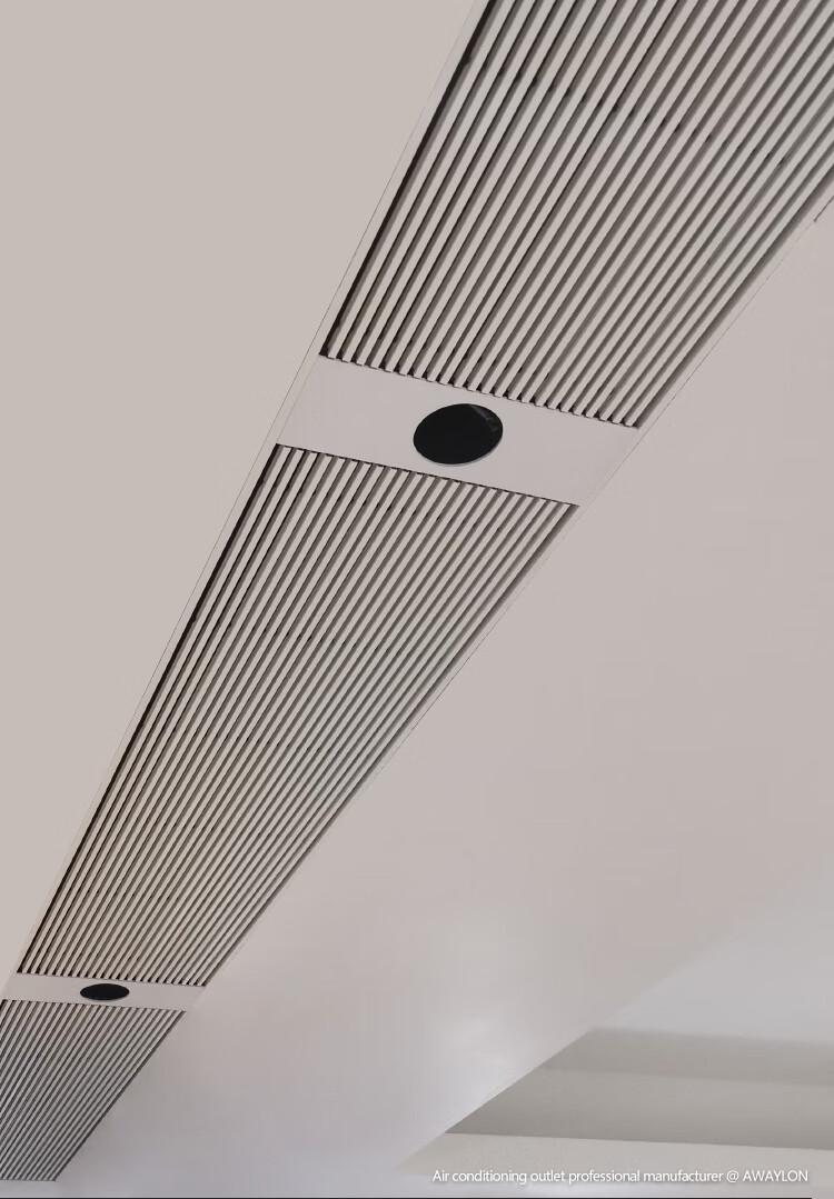 谦捷优空调出风口格栅中央空调出风口极简格栅线性无边框加长隐形内嵌