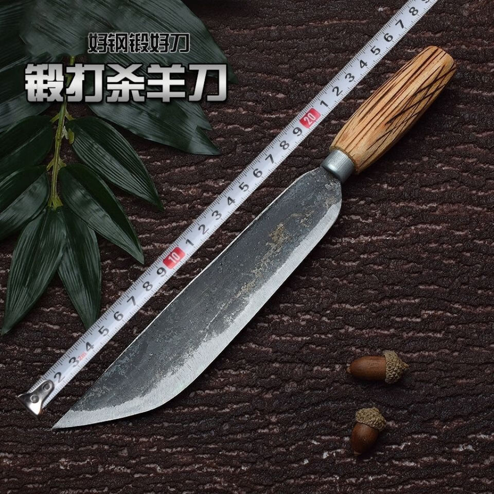 杀猪专用刀屠宰场专用屠宰长刀放血刀不锈钢刀割肉分割刀 专用杀兔刀