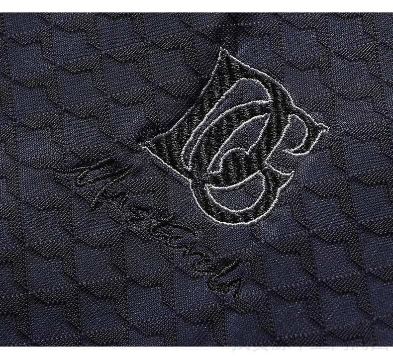 华伦天奴奥兰迪轻奢夹克男棒球领男士商务休闲中年春秋外套中青年茄克