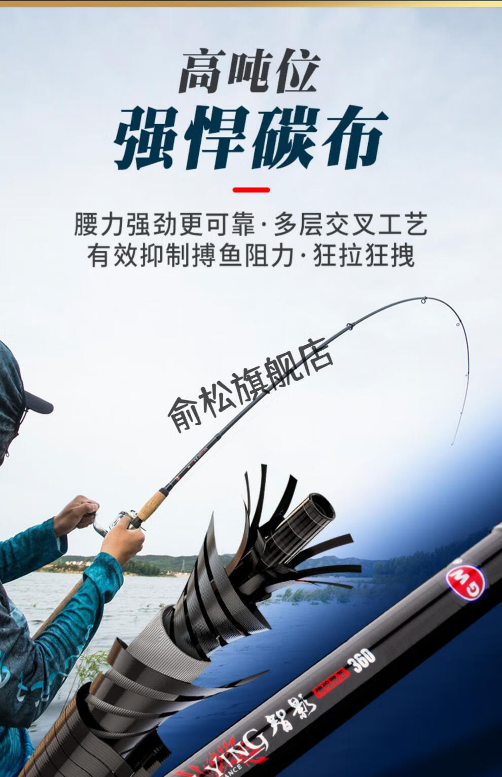 光威伸缩路亚竿光威路亚竿直柄杆2736米ml调便携路亚滑漂杆智影路亚18