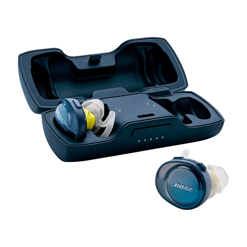 bose原装正soundsportfree无线蓝牙运动耳机充电仓便携式盒配件黑色