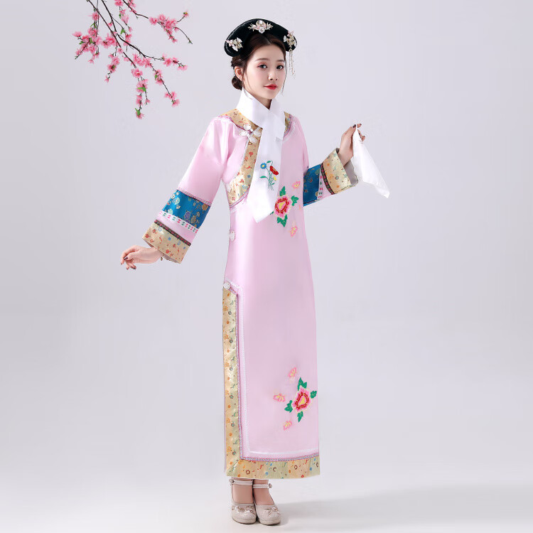 格格服装清朝满族古装女还珠格格服饰公主宫女皇后甄嬛传旗袍大码宫廷