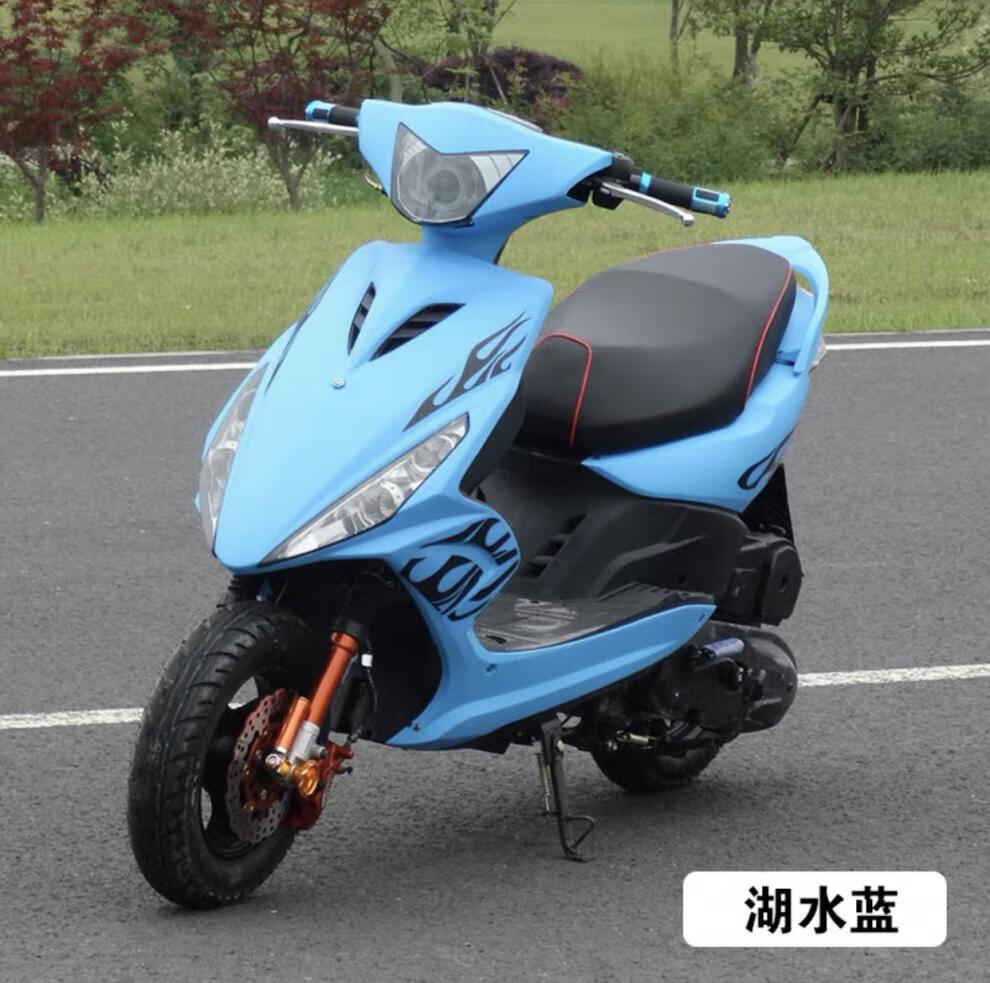 2022特惠全新款雅马哈鬼火白幽灵三代省油代步踏板125cc摩托车省油