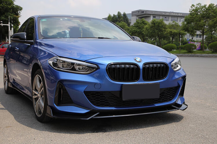 诺纳 适用于宝马全新1系三厢改装小包围前铲 新1系用运动前铲前护杠