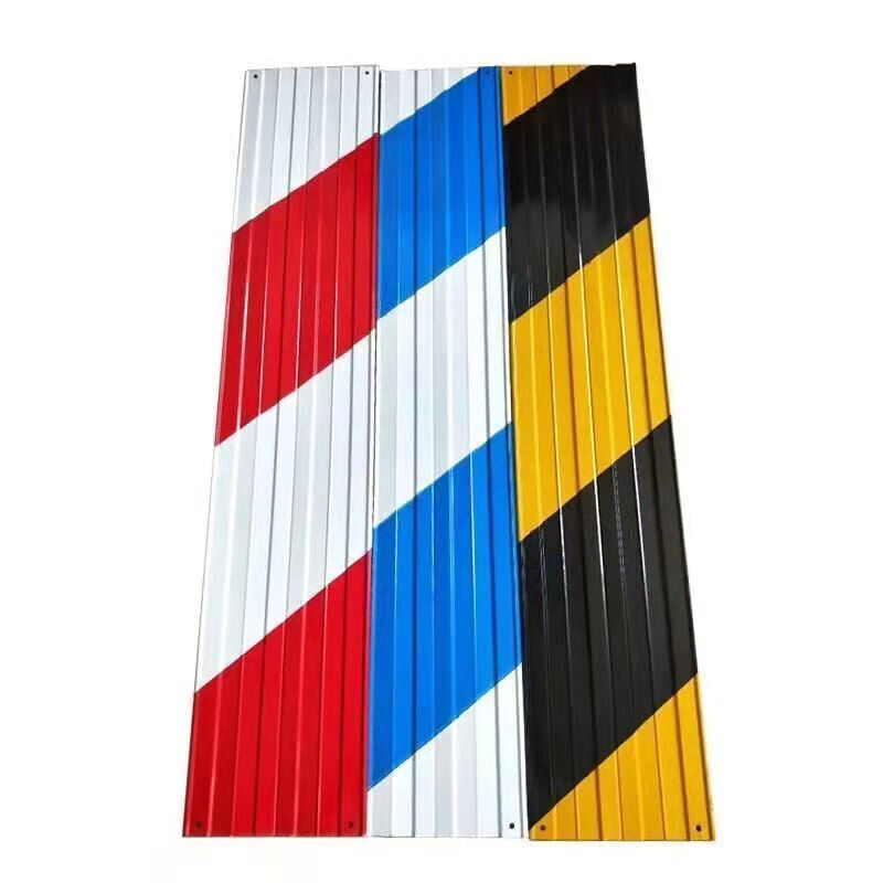 外架踢脚板铁皮镀锌板踢脚板挡板建筑工地挡脚板脚手架专用挡脚板黑黄