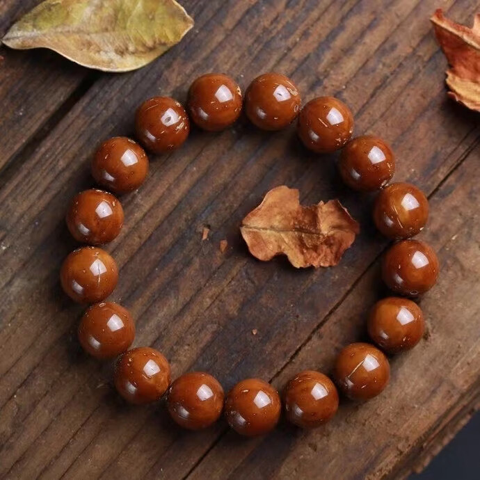 精工精抛光红皮紫金鼠光珠 正圆珠 精抛鼠手串佛珠手链12mm 12-13mm