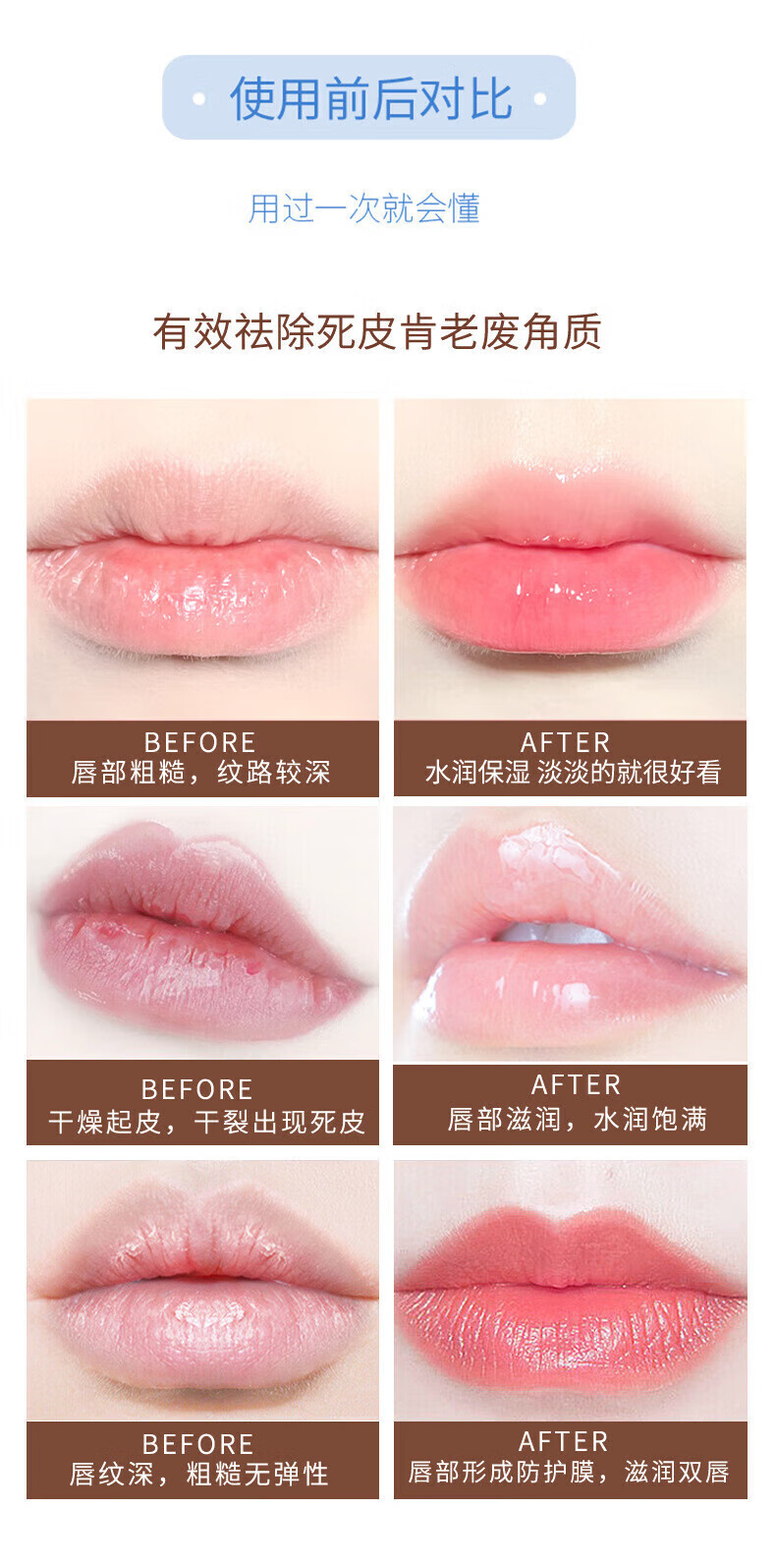 TWG【4支盒装】.凡士林精华润唇膏四色套盒滋润补水保湿唇膜男女唇部 粉色（4支装）