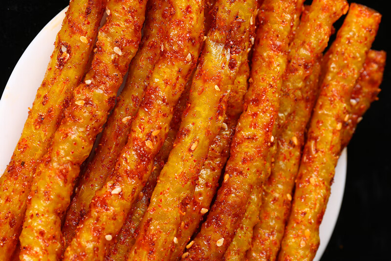 江西特产萍乡条子麻辣儿时手工辣条童年辣棒回忆怀旧自制面筋零食萌逗