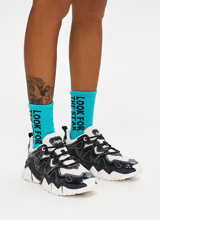 starter 男女同款2022夏季新款厚底增高潮流时尚百搭冰峰休闲鞋老爹鞋