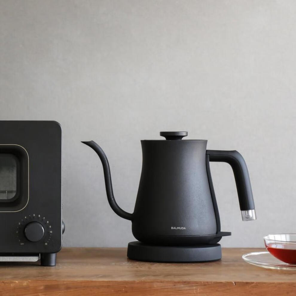 巴慕达(balmuda)日本手冲壶 手冲咖啡壶 冲茶壶 电热水壶 黑色【图片