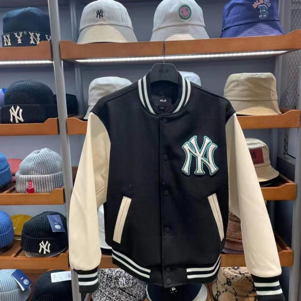 mlb ny洋基队棒球服外套情侣款高版本男女潮时尚ins韩式设计感夹克