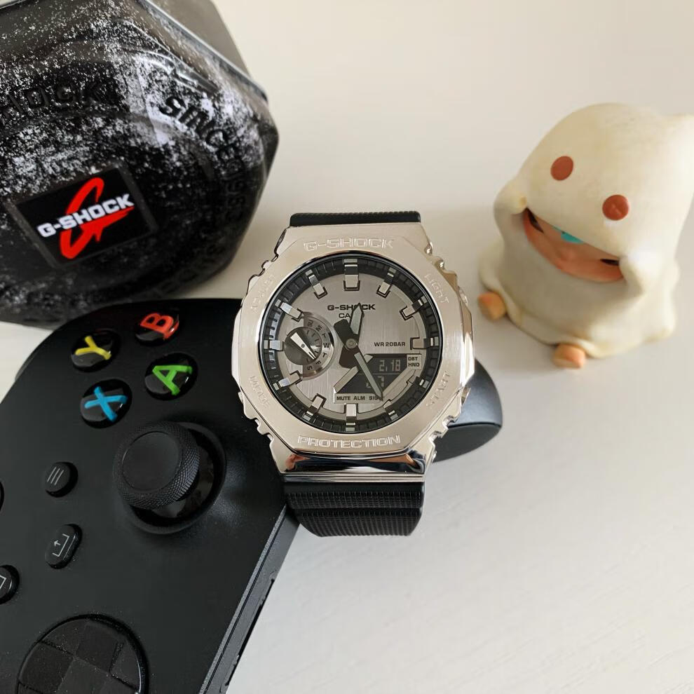 王一博同款手表卡西欧八角农家橡树王一博同款男女运动手表gm-2100b