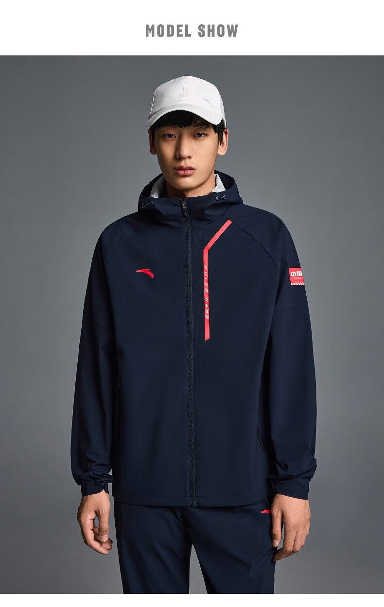 安踏(anta) 运动外套男秋冬季新款梭织外套防风防泼水全天候外衣官方